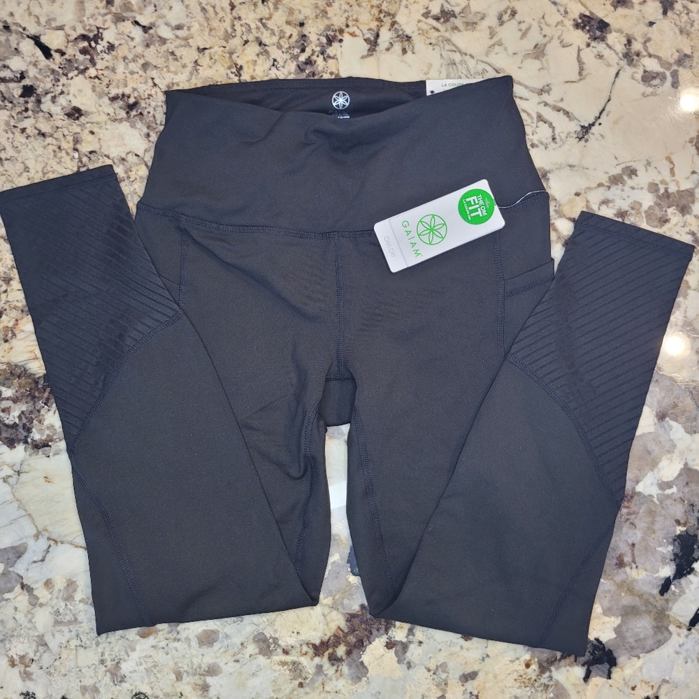 NWT Gaiam Hi Rise Pocket Legging